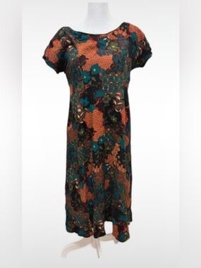 Vintage Nahmani floral mini dress 90s boho indie style